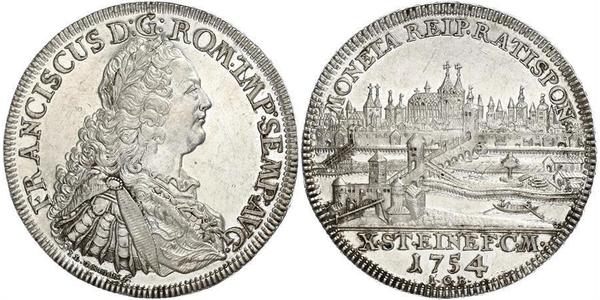 1 Талер Священна Римська імперія (962-1806) Срібло Francis I, Holy Roman Emperor (1708-1765)