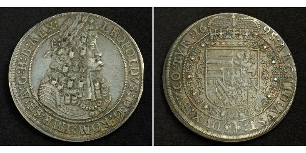 1 Талер Священна Римська імперія (962-1806) Срібло Леопольд I Габсбург(1640-1705)