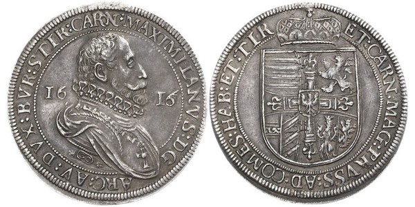 1 Талер Священна Римська імперія (962-1806) Срібло 
