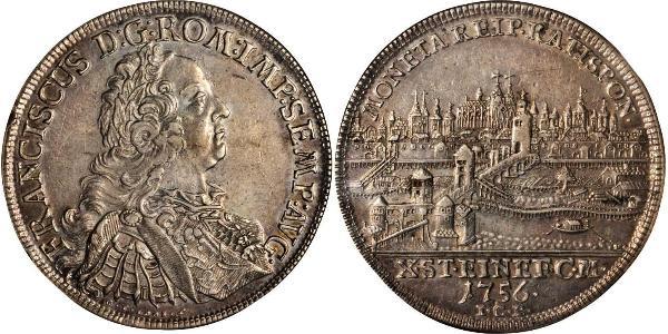 1 Талер Священна Римська імперія (962-1806) Срібло Francis I, Holy Roman Emperor (1708-1765)