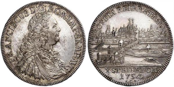 1 Талер Священна Римська імперія (962-1806) Срібло Francis I, Holy Roman Emperor (1708-1765)