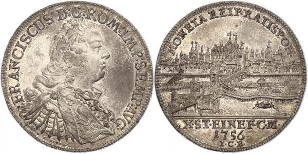 1 Талер Священна Римська імперія (962-1806) Срібло Francis I, Holy Roman Emperor (1708-1765)