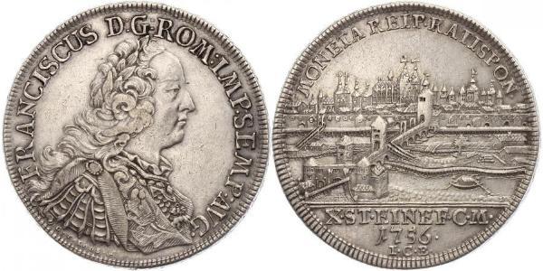 1 Талер Священна Римська імперія (962-1806) Срібло Francis I, Holy Roman Emperor (1708-1765)
