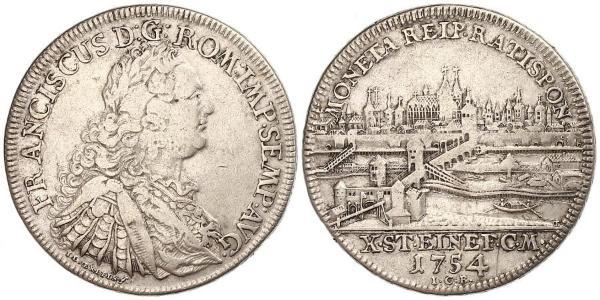 1 Талер Священна Римська імперія (962-1806) Срібло Francis I, Holy Roman Emperor (1708-1765)
