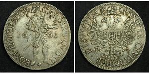 1 Талер Франкське королівство (843-1791) Срібло Карл V імператор Священної Римської імперії (1500-1558)