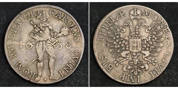 1 Талер Франкське королівство (843-1791) Срібло Карл V імператор Священної Римської імперії (1500-1558)