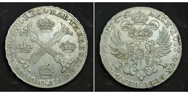 1 Талер / 1 Крона Австрійські Нідерланди (1713-1795) Срібло Maria Theresa of Austria (1717 - 1780)