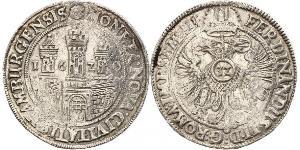 1 Талер / 32 Шиллинг Гамбург Серебро Ferdinand II, Holy Roman Emperor  (1578 -1637)