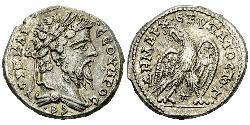 1 Tetradracma Imperio romano (27BC-395) Plata Septimio Severo (145- 211)