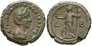 1 Тетрадрахма Римская империя (27BC-395) Бронза Herennia Etruscilla (249-251)