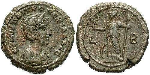 1 Тетрадрахма Римская империя (27BC-395) Бронза Herennia Etruscilla (249-251)