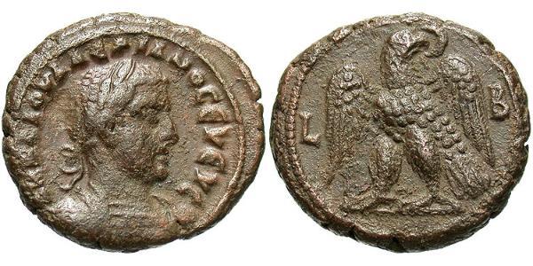 1 Тетрадрахма Римская империя (27BC-395) Бронза Валериан I (193-260)