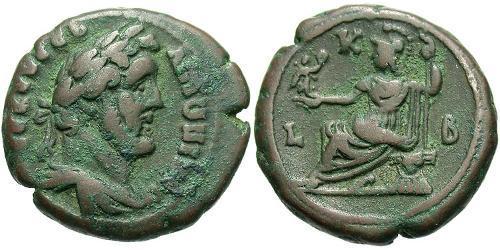 1 Тетрадрахма Римська імперія (27BC-395) Бронза Антоній Пій  (86-161)