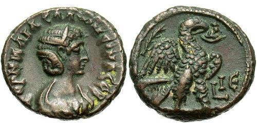 1 Тетрадрахма Римська імперія (27BC-395) Бронза Salonina (?-268)