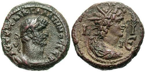 1 Тетрадрахма Римська імперія (27BC-395) Бронза Галліен (218-268)