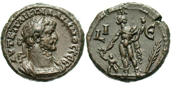 1 Тетрадрахма Римська імперія (27BC-395) Бронза Галліен (218-268)