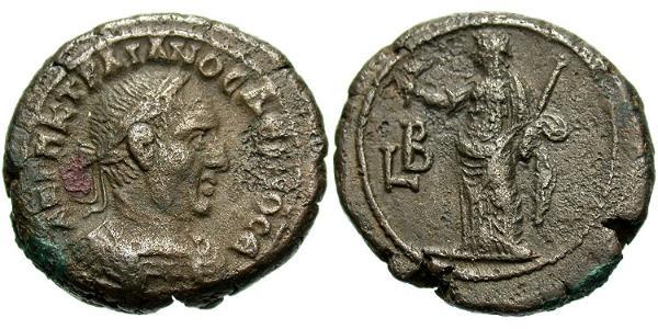 1 Тетрадрахма Римська імперія (27BC-395) Бронза Децій Траян (201-251)