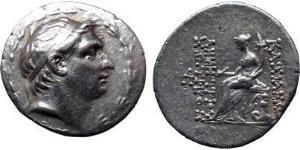 1 Тетрадрахма Государство Селевкидов (312BC-63 BC) Серебро Demetrius I Soter (185BC - 150BC)