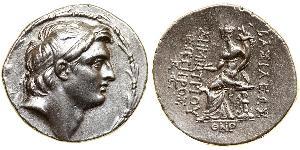 1 Тетрадрахма Государство Селевкидов (312BC-63 BC) Серебро Demetrius I Soter (185BC - 150BC)