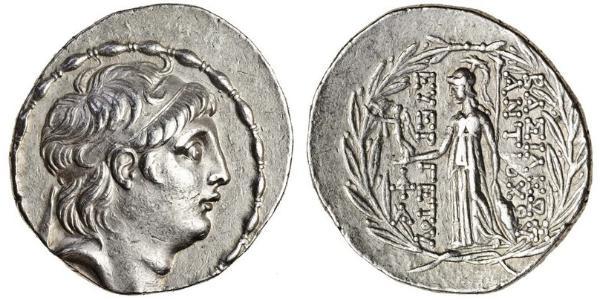 1 Тетрадрахма Государство Селевкидов (312BC-63 BC) Серебро Антиох VII Эвергет (?-129BC)