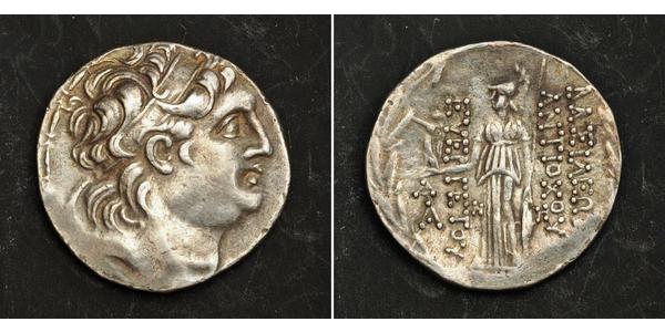 1 Тетрадрахма Государство Селевкидов (312BC-63 BC) Серебро Антиох VII Эвергет (?-129BC)