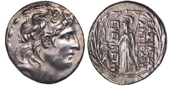 1 Тетрадрахма Государство Селевкидов (312BC-63 BC) Серебро Антиох VII Эвергет (?-129BC)
