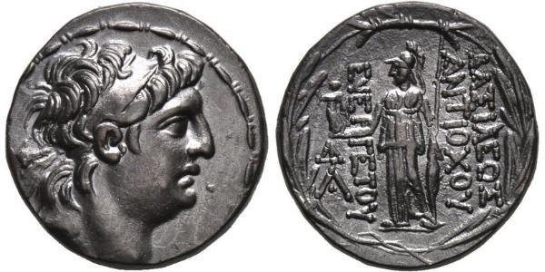 1 Тетрадрахма Государство Селевкидов (312BC-63 BC) Серебро Антиох VII Эвергет (?-129BC)