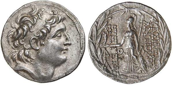 1 Тетрадрахма Государство Селевкидов (312BC-63 BC) Серебро Антиох VII Эвергет (?-129BC)