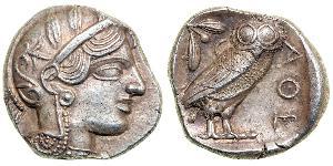 1 Тетрадрахма Древняя Греция (1100BC-330) Серебро 