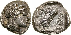 1 Тетрадрахма Древняя Греция (1100BC-330) Серебро 
