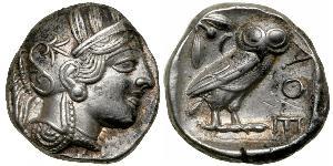 1 Тетрадрахма Древняя Греция (1100BC-330) Серебро 
