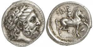 1 Тетрадрахма Древняя Греция (1100BC-330) Серебро Philip II of Macedon (382 BC - 336 BC)