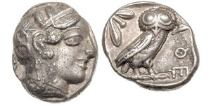 1 Тетрадрахма Древняя Греция (1100BC-330) Серебро 