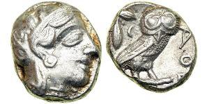 1 Тетрадрахма Древняя Греция (1100BC-330) Серебро 