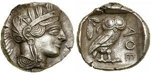 1 Тетрадрахма Древняя Греция (1100BC-330) Серебро 
