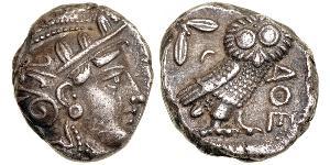 1 Тетрадрахма Древняя Греция (1100BC-330) Серебро 