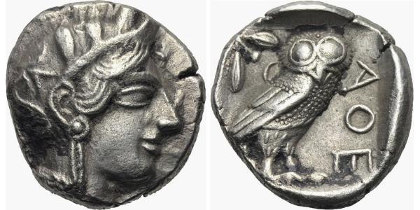 1 Тетрадрахма Древняя Греция (1100BC-330) Серебро 