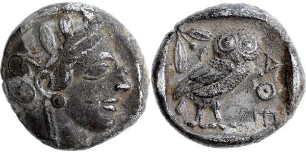 1 Тетрадрахма Древняя Греция (1100BC-330) Серебро 