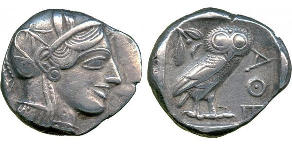 1 Тетрадрахма Древняя Греция (1100BC-330) Серебро 