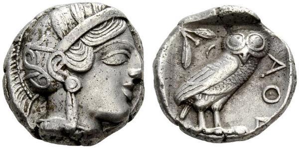 1 Тетрадрахма Древняя Греция (1100BC-330) Серебро 
