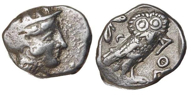 1 Тетрадрахма Древняя Греция (1100BC-330) Серебро 