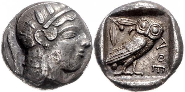 1 Тетрадрахма Древняя Греция (1100BC-330) Серебро 