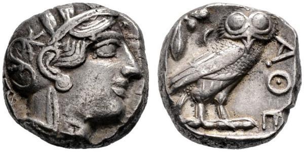 1 Тетрадрахма Древняя Греция (1100BC-330) Серебро 