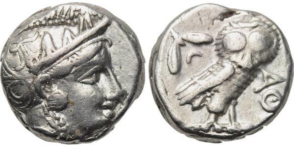 1 Тетрадрахма Древняя Греция (1100BC-330) Серебро 