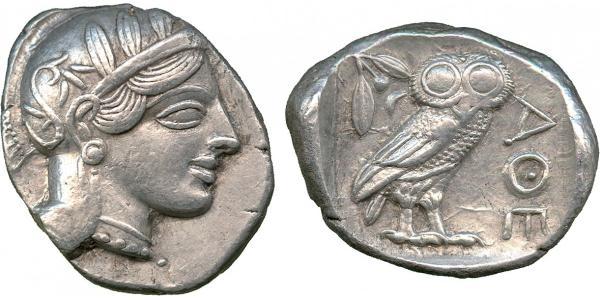 1 Тетрадрахма Древняя Греция (1100BC-330) Серебро 
