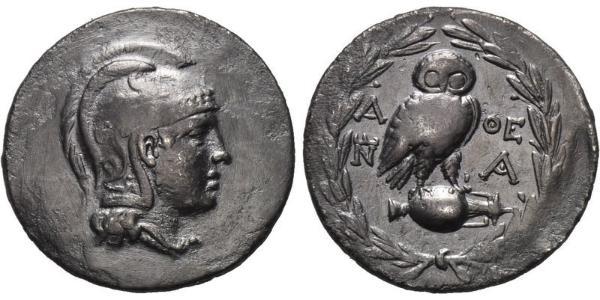 1 Тетрадрахма Древняя Греция (1100BC-330) Серебро 