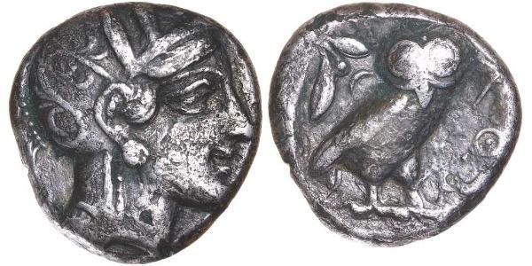 1 Тетрадрахма Древняя Греция (1100BC-330) Серебро 