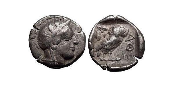 1 Тетрадрахма Древняя Греция (1100BC-330) Серебро 
