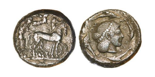 1 Тетрадрахма Древняя Греция (1100BC-330) Серебро 