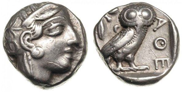 1 Тетрадрахма Древняя Греция (1100BC-330) Серебро 